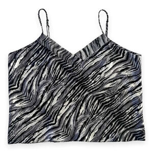 𝅺VINTAGE Animal Print Satin Tank Top